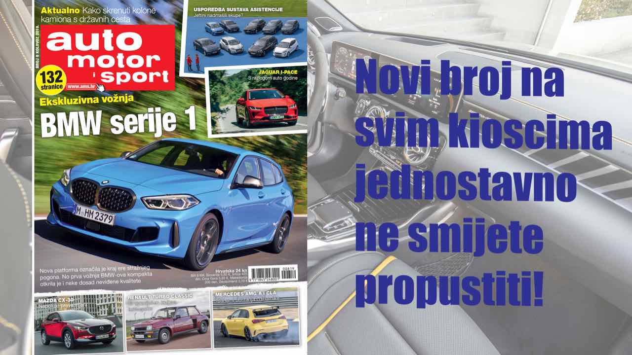Novi broj magazina Auto motor i sport 08/2019 + kompletan sadržaj AMS
